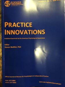 therapist competence in eating disorder treatment [image description: photo of the cover of Practice Innovations]