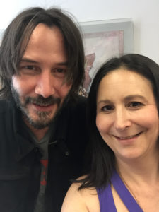 Keanu Reeves met with Dr. Muhlheim for To The Bone