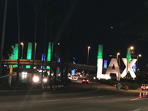 low cost eating disorder treatment Los Angeles County [image description of the lights outside LAX]