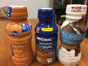 Store brand nutritional supplements